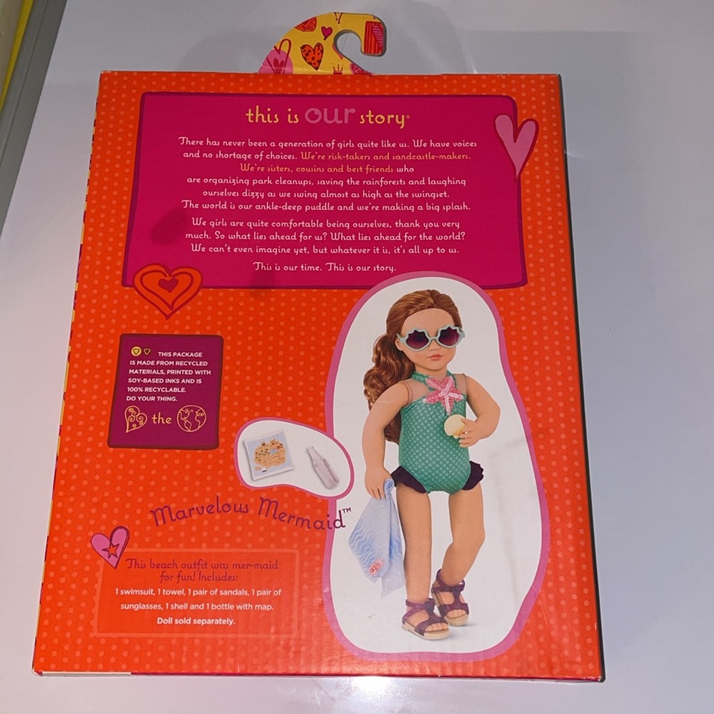 New Our Generation Marvelous Mermaid Doll Outfit for 18" Dolls. - Picture 2 of 3